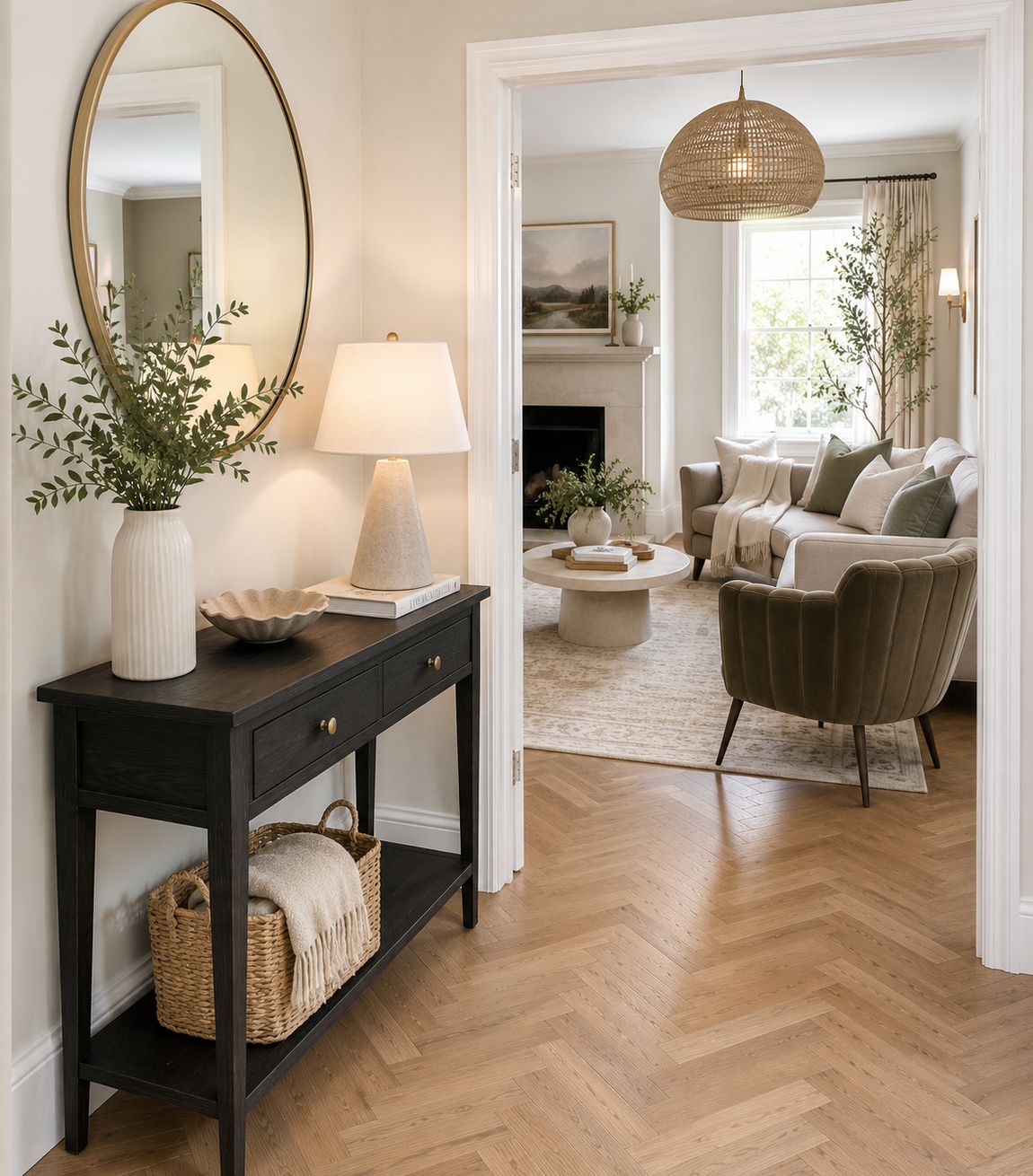 Cambridge Floors herringbone interior