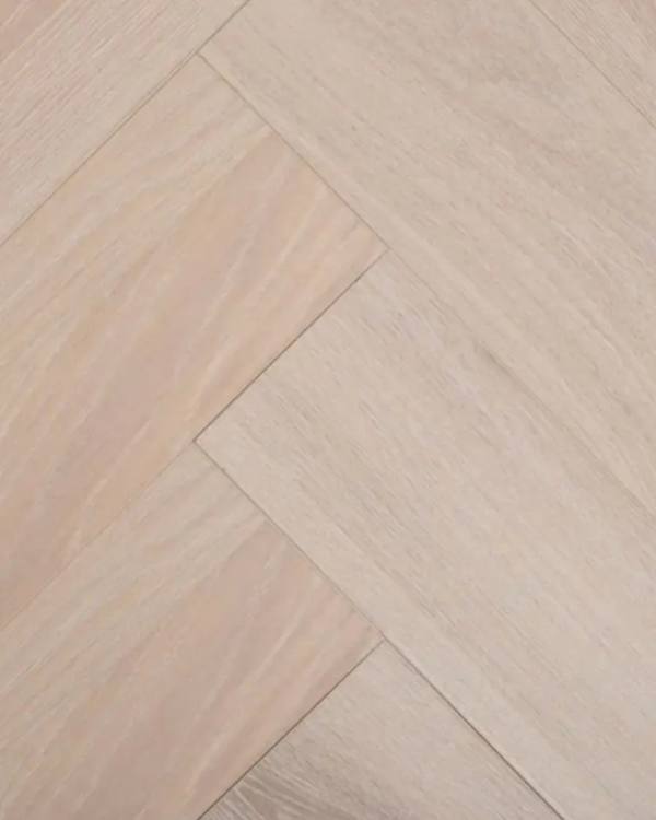 White Oiled Herringbone Oak