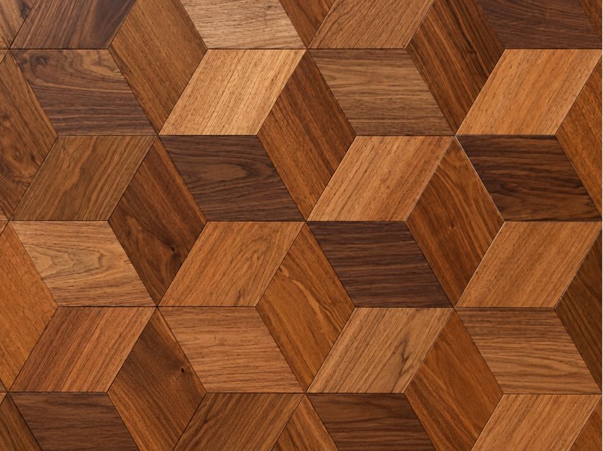 Chevron & Panels flooring by Cambridge Floors
